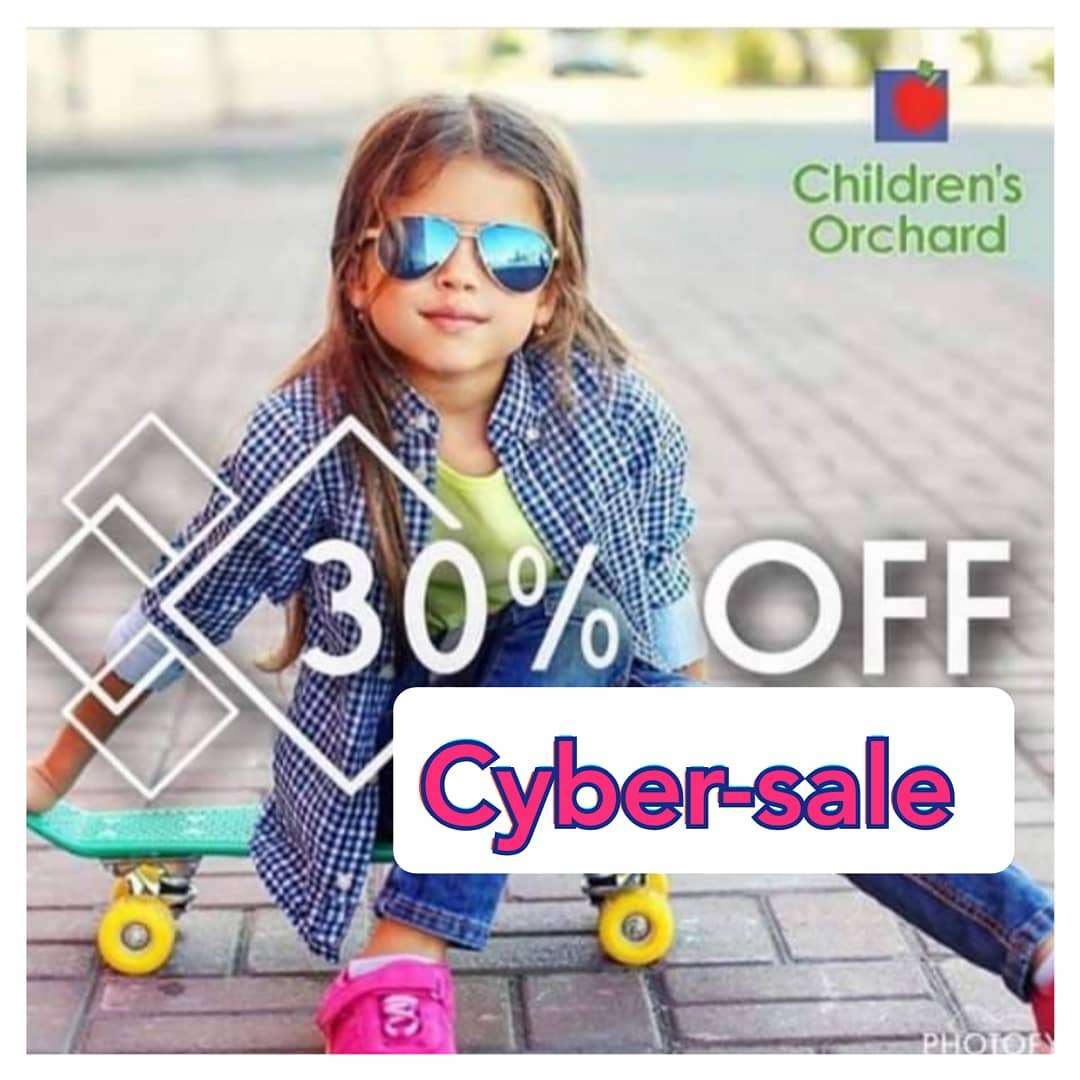 Cyber sale: 30% off.